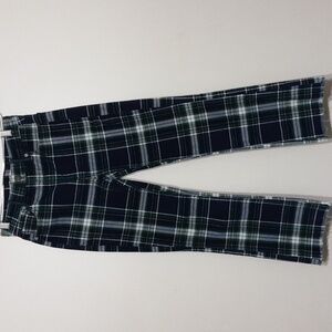 American eagle outfitters corduroy jean women 0S plaid cropped flare y2k retro